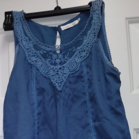 Good Look Women's Blue Blouse Size Small - Picture 7 of 7